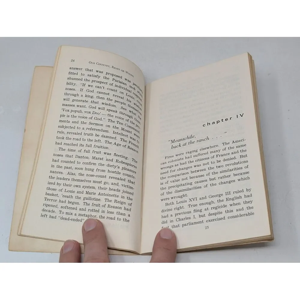 Our Country Right or Wrong A Primer for‎ Conservatives 1964 Book James Jeans VTG